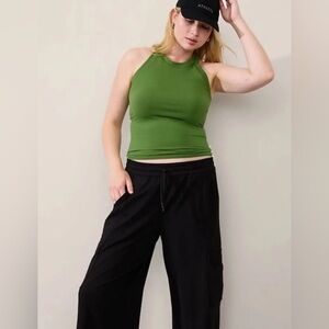 NWOT Athleta Renew seamless racerback tank top S Baja green